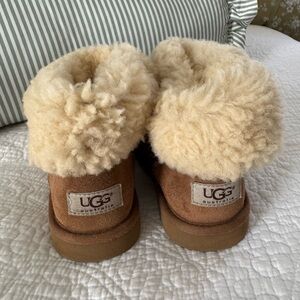 UGG Kids' Brown Sheepskin Boots 1